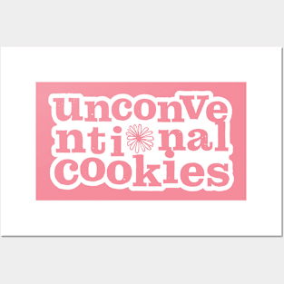 Pink Daisy unco logo Posters and Art